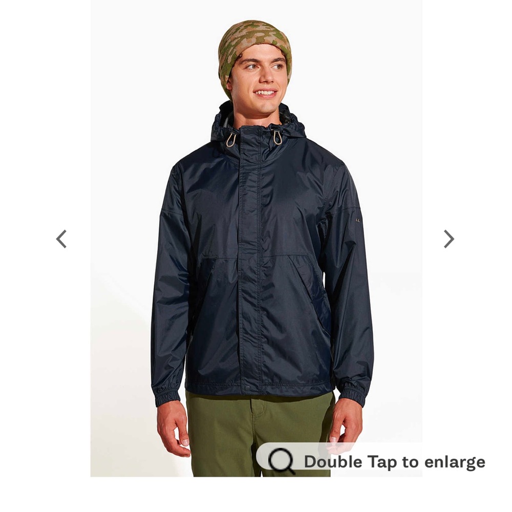 Merrell Men’s Fallon Rain Jacket, Black, Large